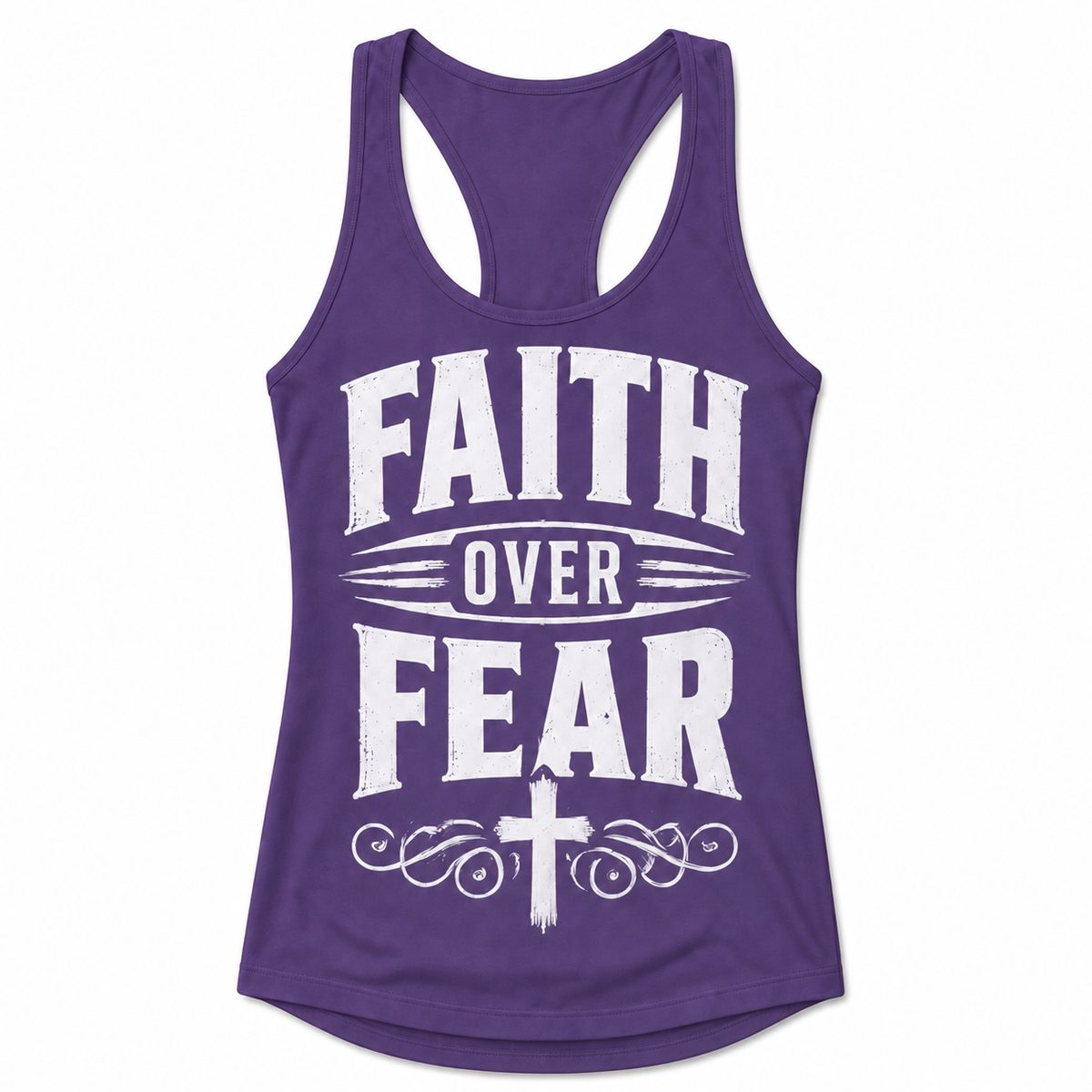 Faith Over Fear Female Tank