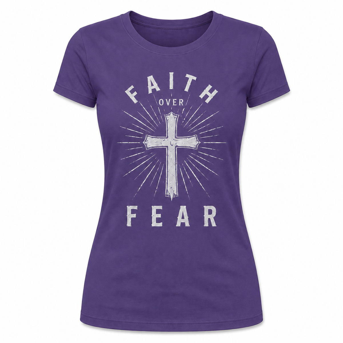 Faith Over Fear Female Tshirt