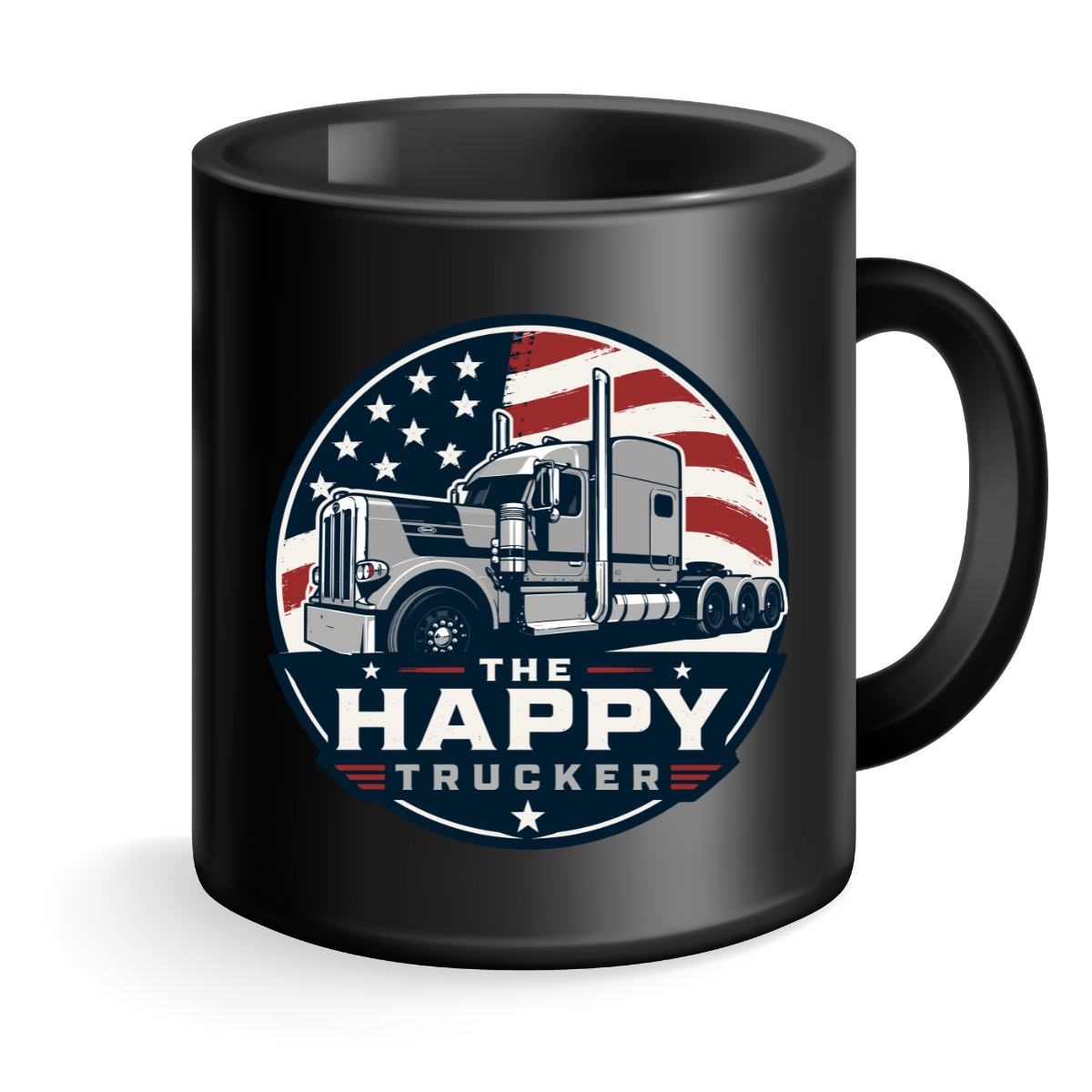 Happy Trucker Mug
