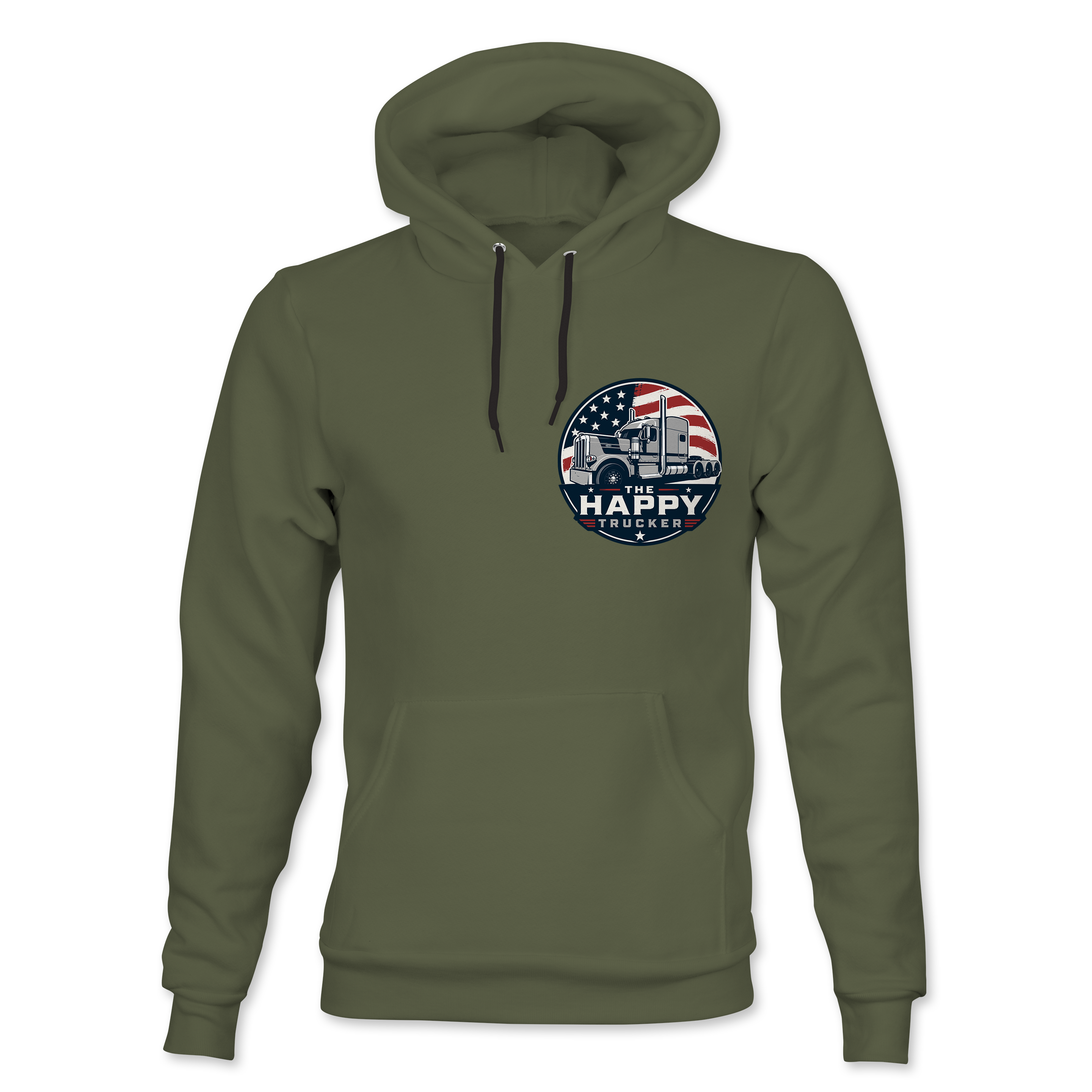 Happy Trucker Logo Hoodie