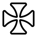 Crusade White Sticker