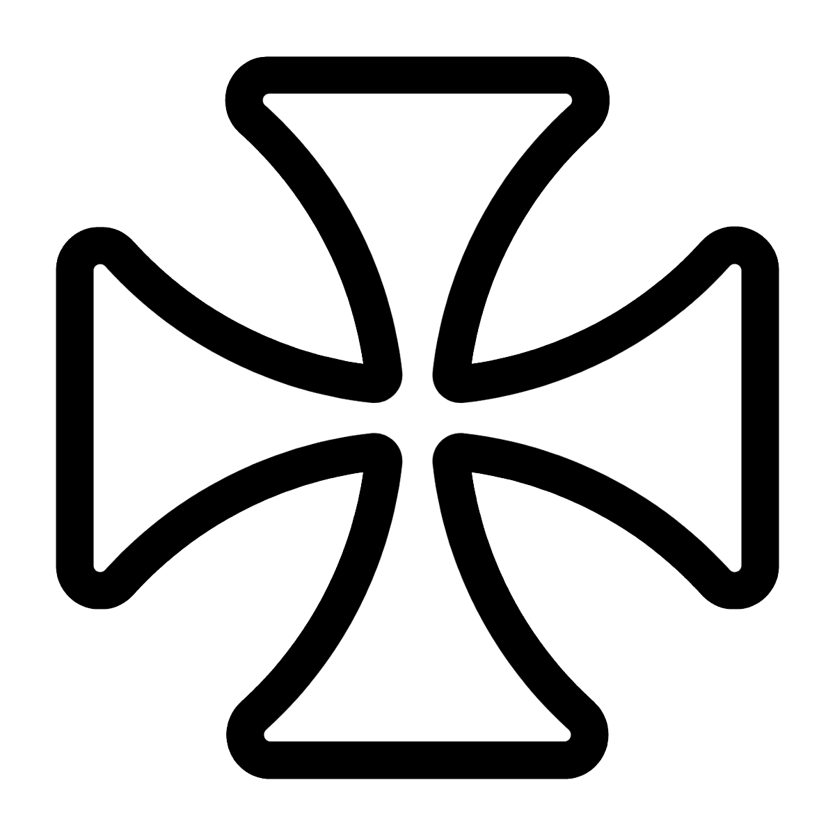 Crusade White Sticker