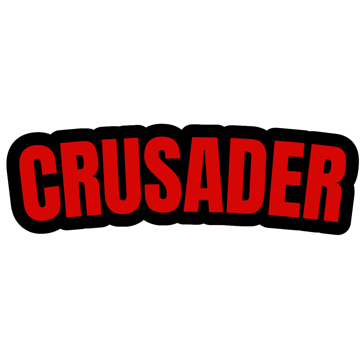 Crusade Wording Sticker