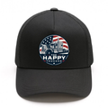 Happy Trucker Logo Trucker Hat