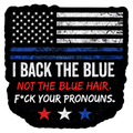 Back the Blue Sticker