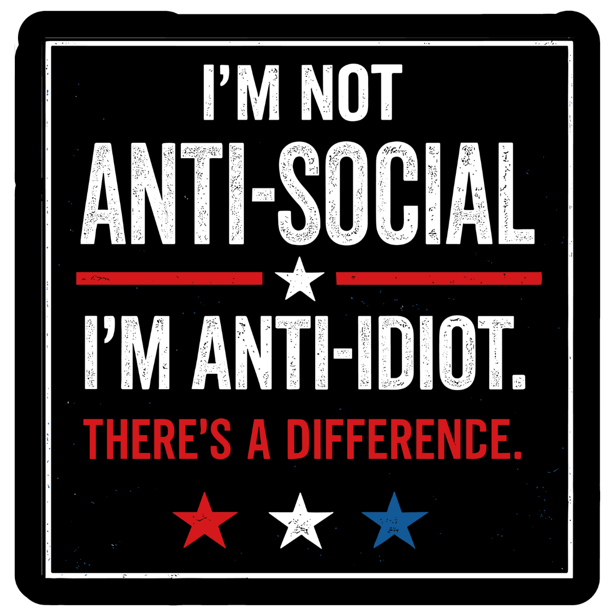 Anti-Social Sticker