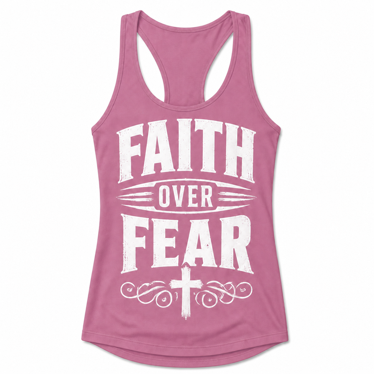 Faith Over Fear Female Tank