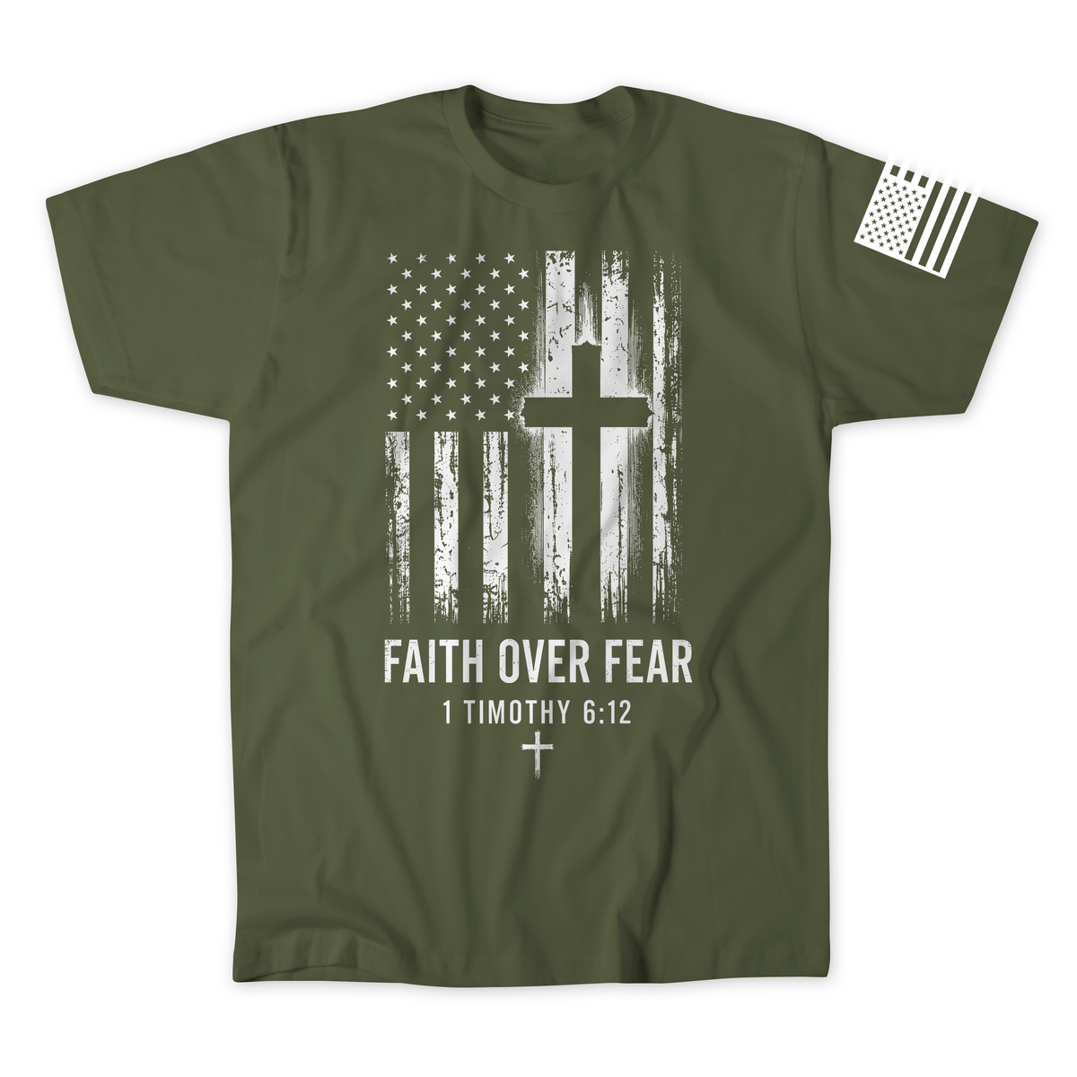 Faith Over Fear v7 T-Shirt